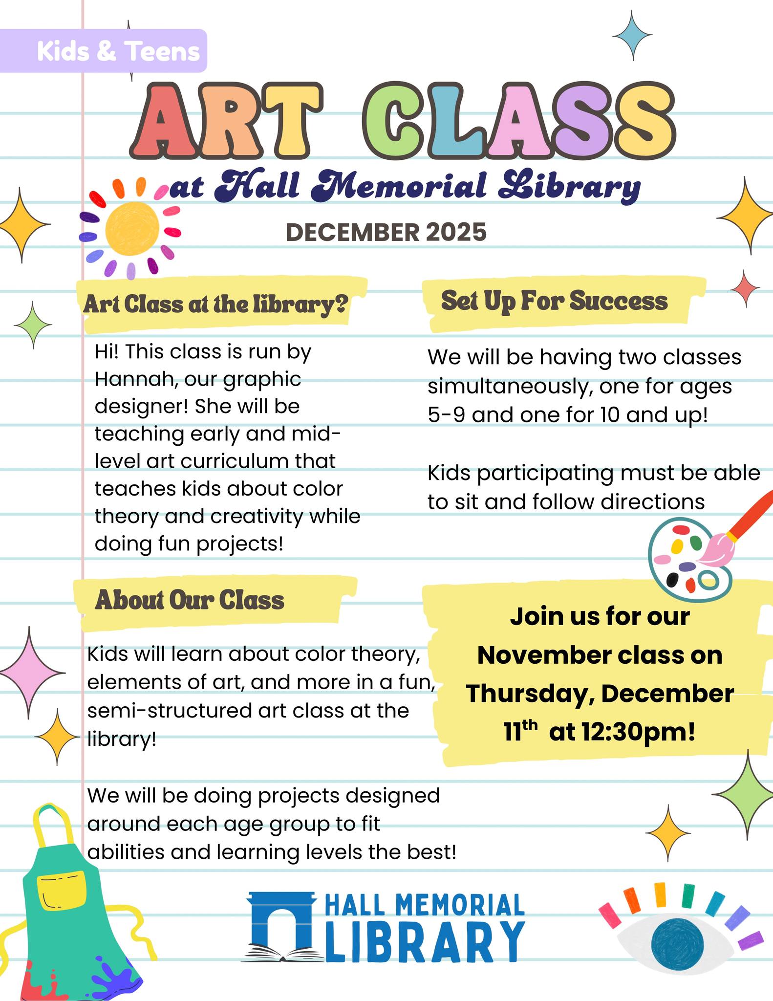 Art Class at the Library