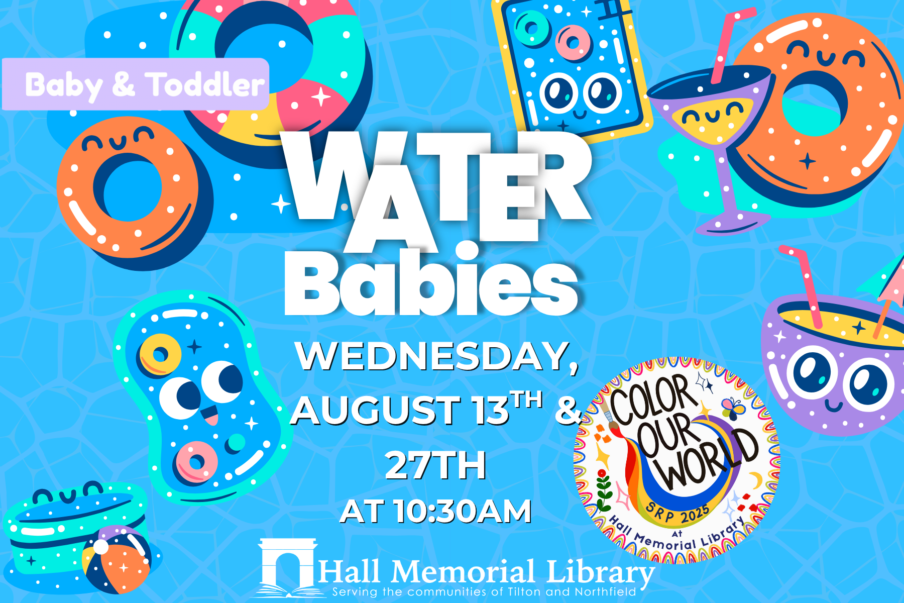 Babies + Toddlers, come to splash!