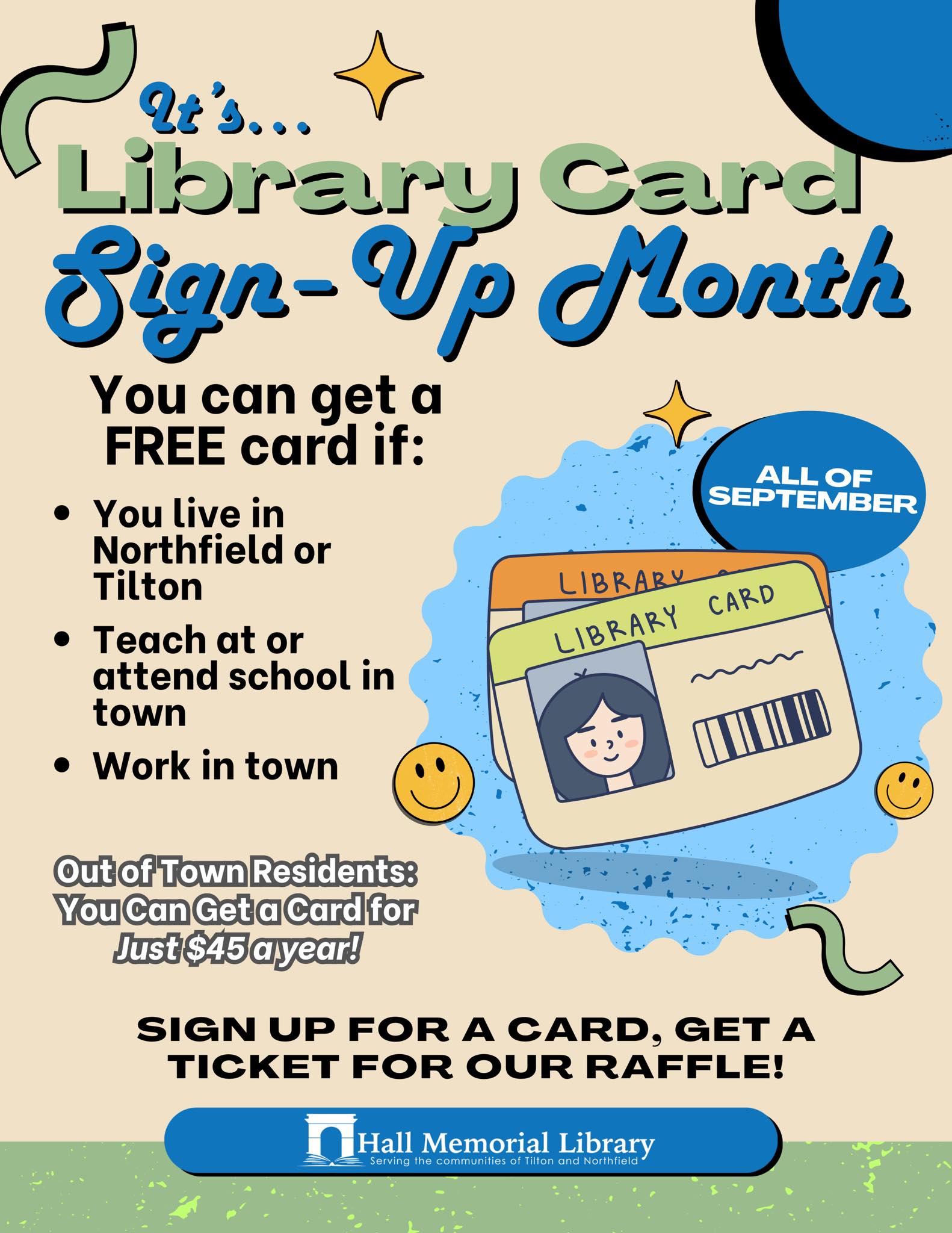 Library Card Sign Up Month