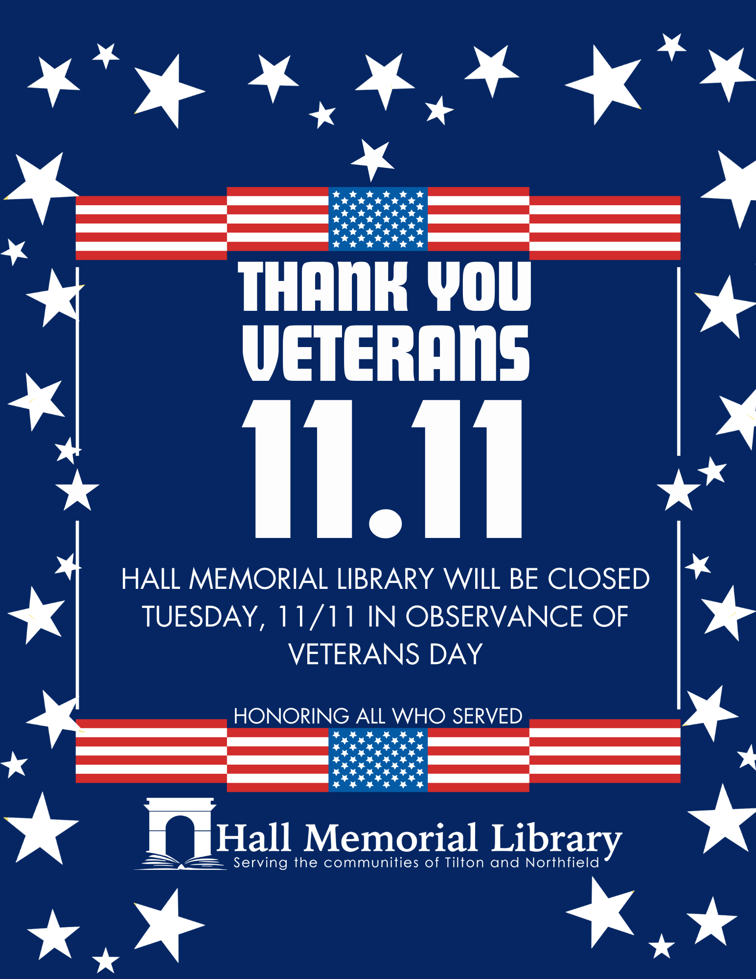 Thank you to our Veterans