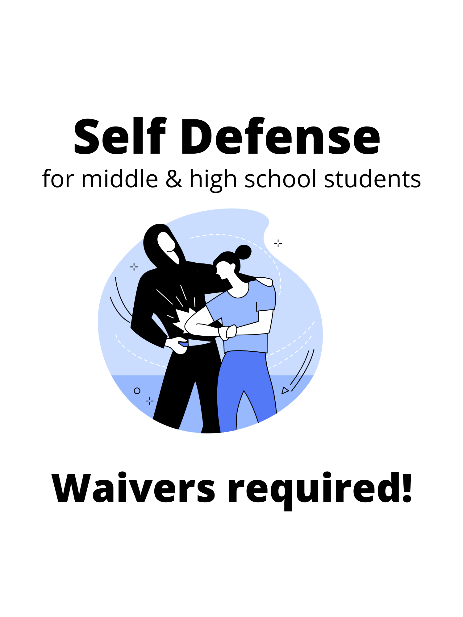 self defense flyer