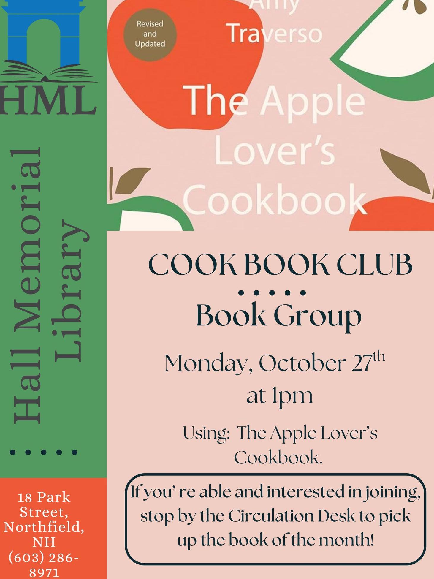 cookbook club october