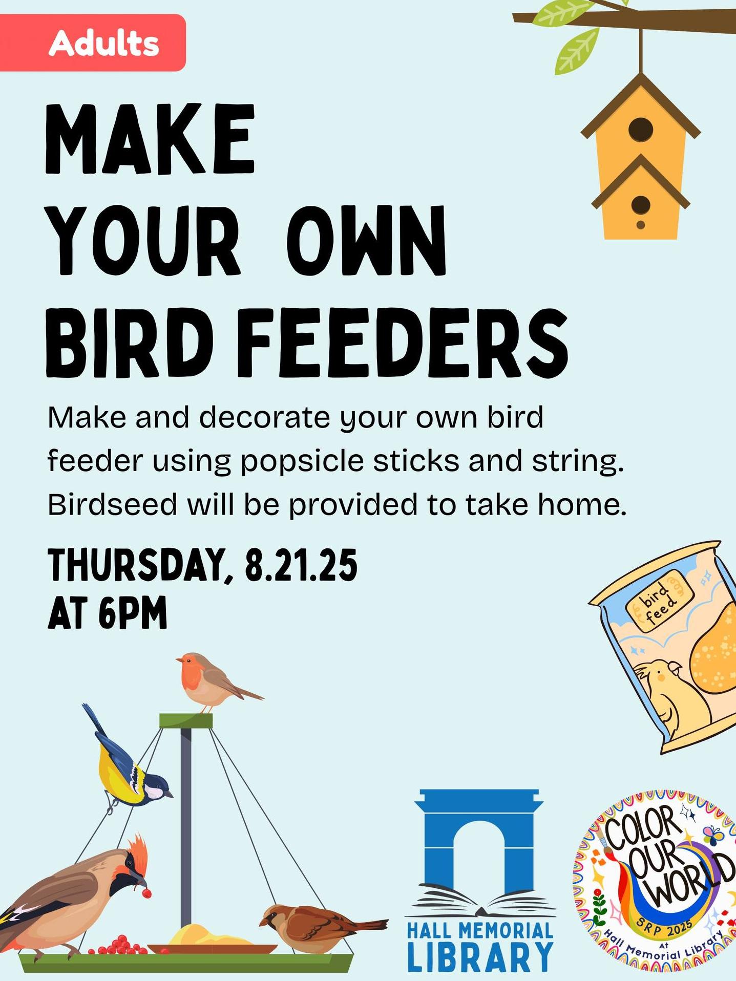 cartoon bird feeder