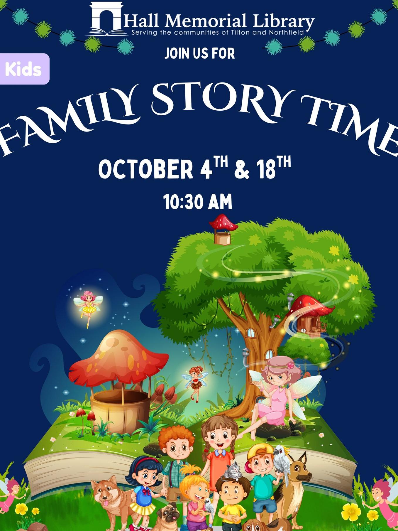 storytime flier fairytale characters