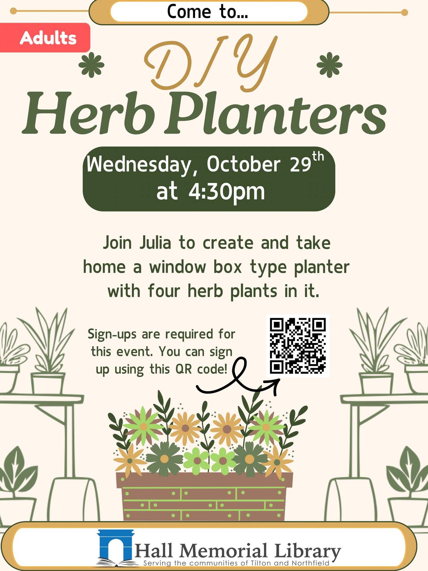 herb planter cartoon