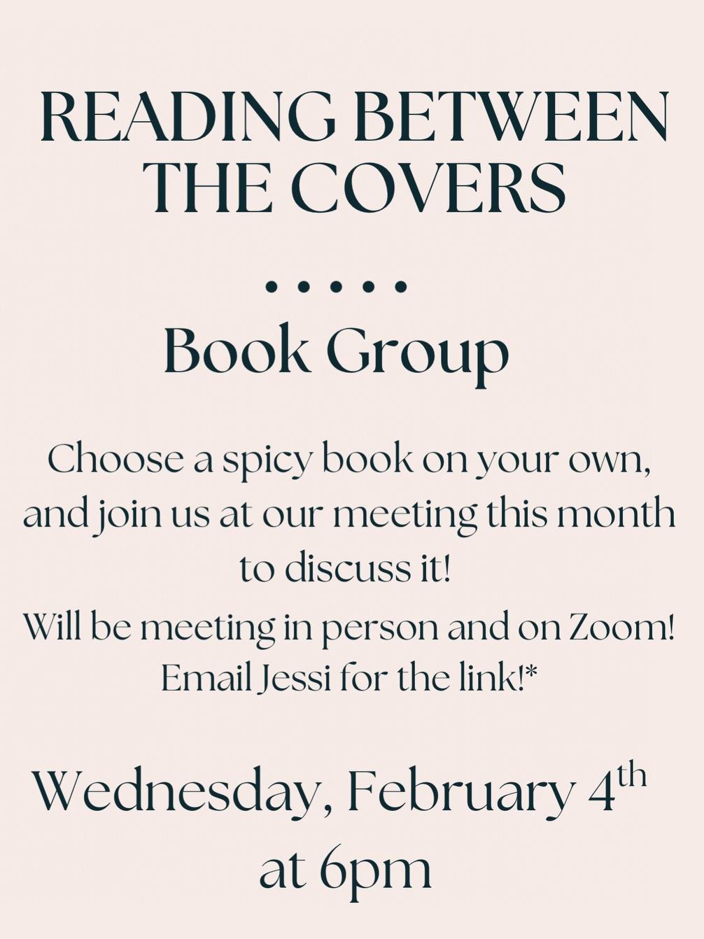 Spicy Book Group meets on Feb 4th