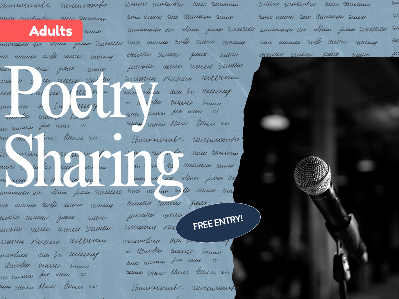 Saturday Open Mic Poetry