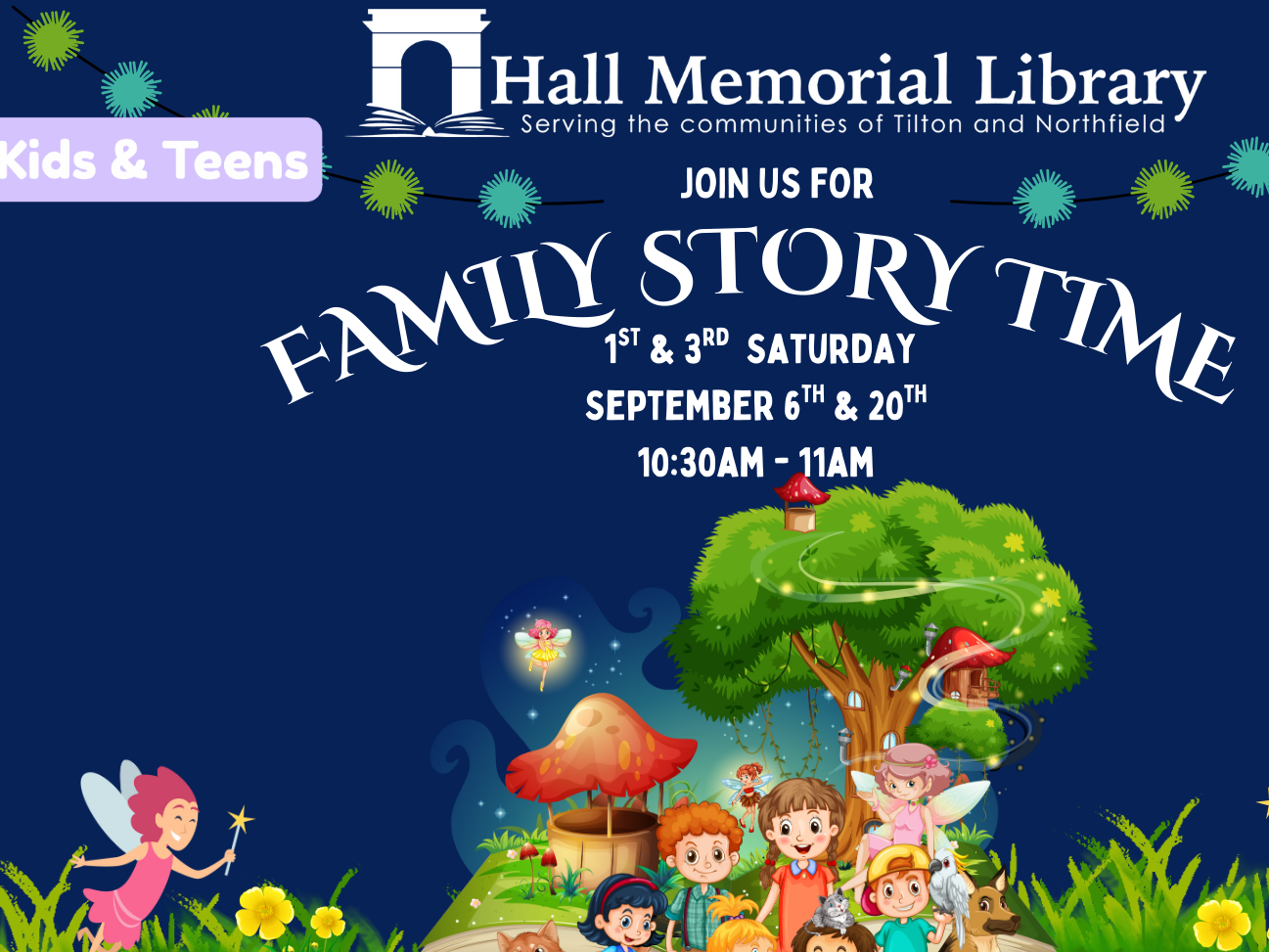 Storytime with Mr Steve 1st & 3rd Saturday of the month