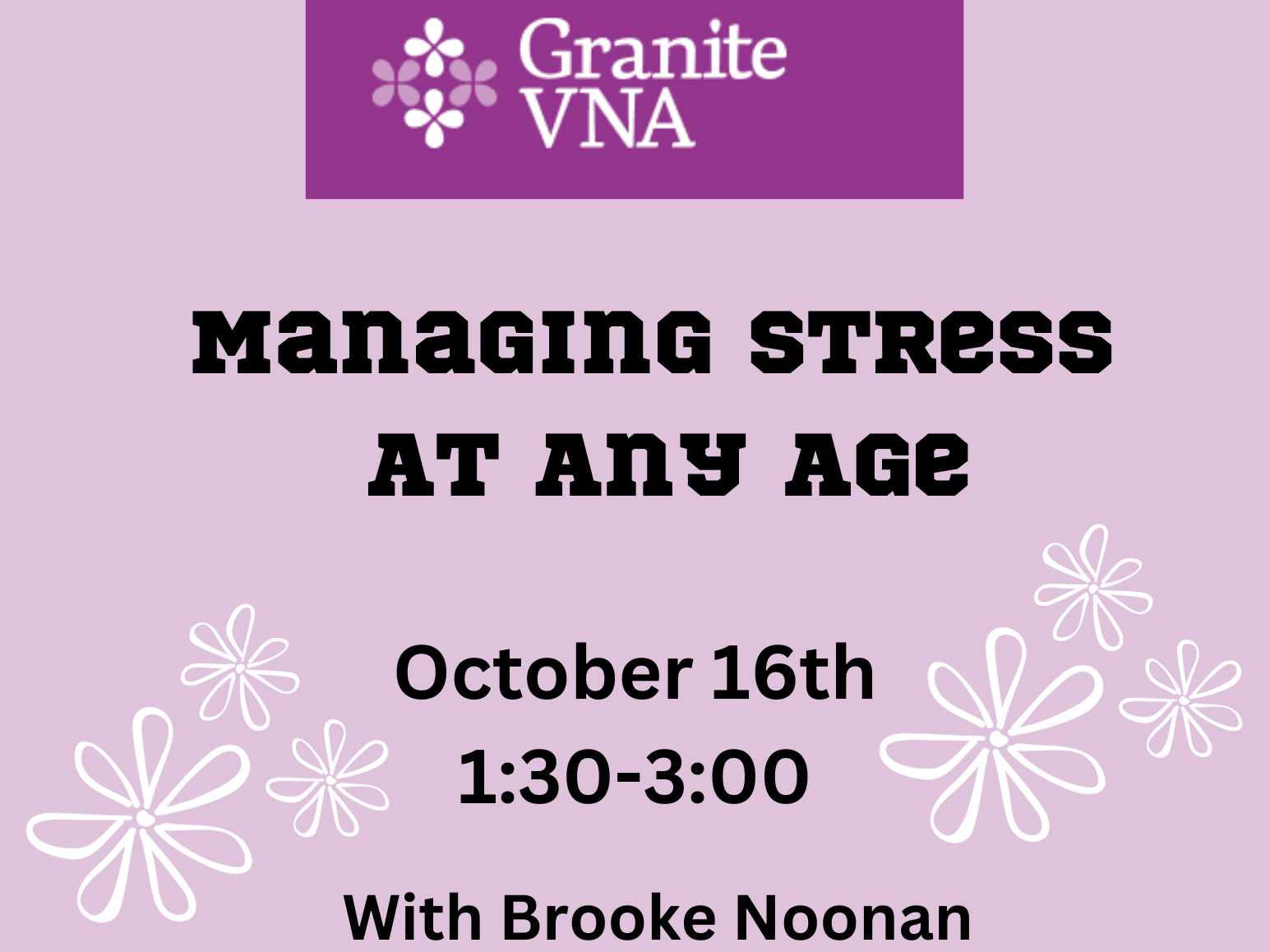 Managing stress at any age