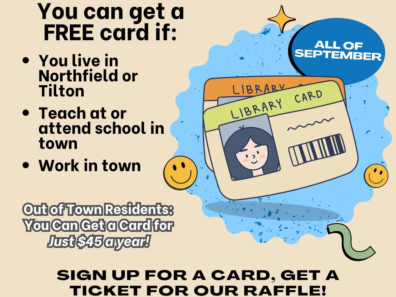Library Card Sign Up Month